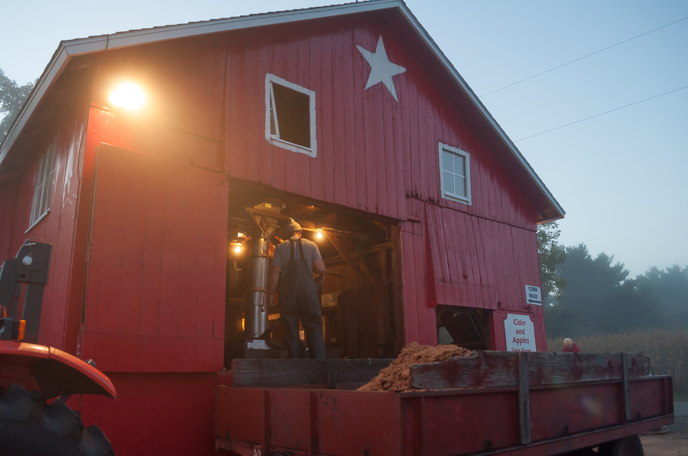 Visiting a vintage Apple Cider Press in Rural Ohio