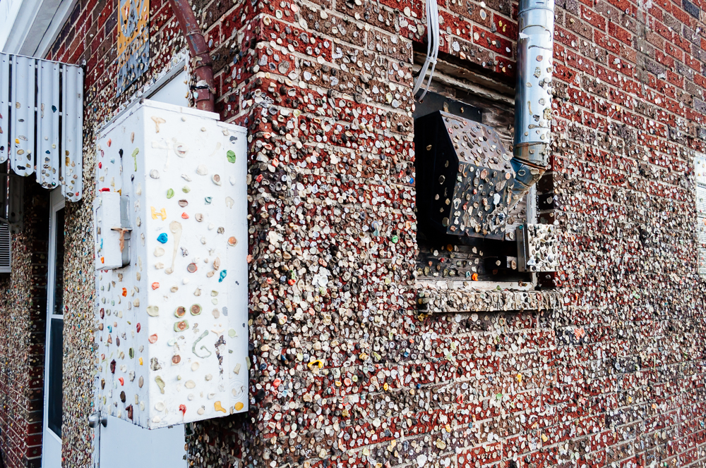 Gum Wall at the Vintage Maid-Rite Diner in Greenville, Ohio | Thought & Sight