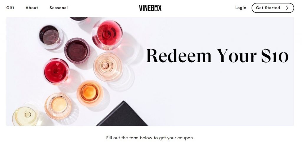 vinebox coupon code